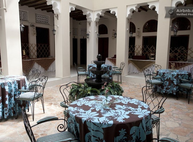 Courtyard Café  Ahmedia Heritage Guest House en Bur Dubai